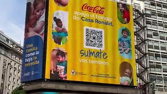 Ronald McDonald House of Charities x Coca-Cola Billboard